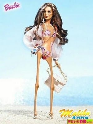 Sexy, ronde, filiforme, petite et grande Barbie donne toutes